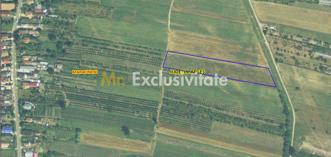 Oportunitate de investitie! Teren intravilan Maracineni 7545 mp - Poză 4