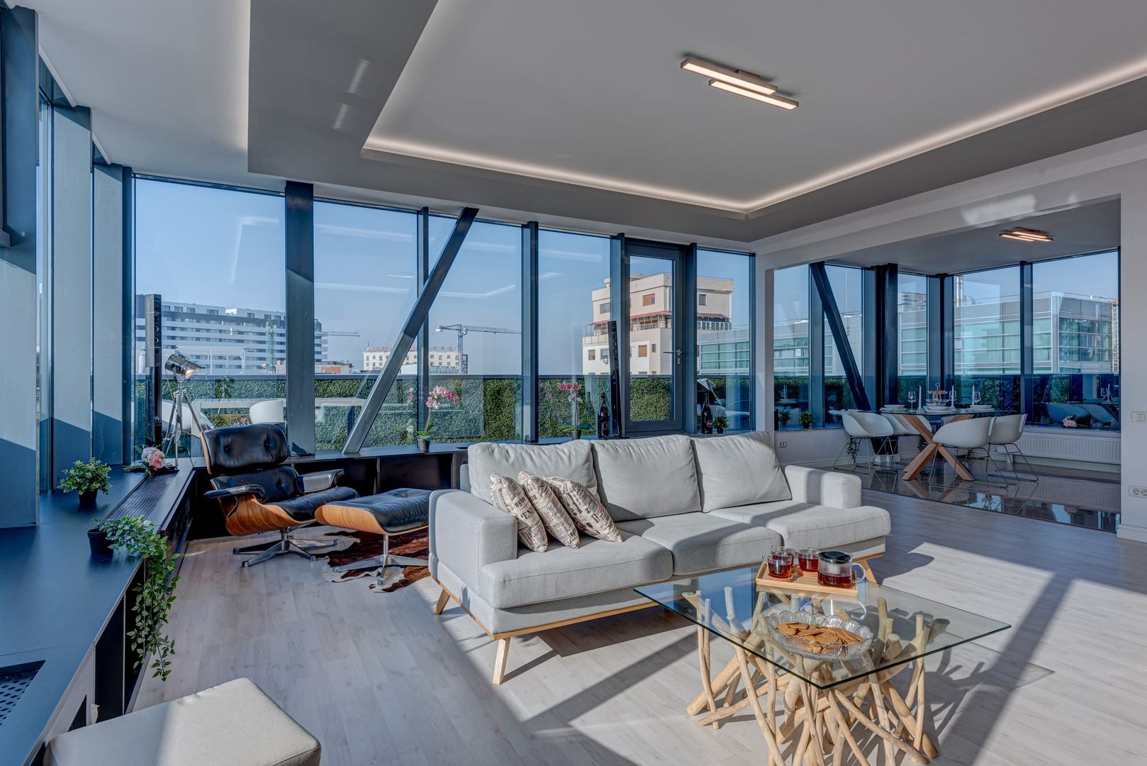 Penthouse cu design newyorkez și terasă de 42 mp | Herăstrău–Aviației - Poză 2