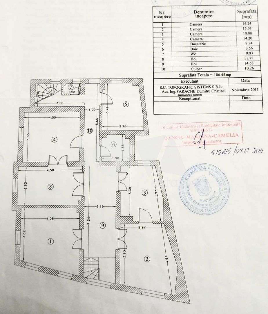 De vânzare - apartament 200 mp utili - Sf. Voievozi - Victoriei - Poză 14