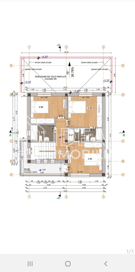Casa Individuala ROSU cu 4 camere, zona Strand - Schiță 8