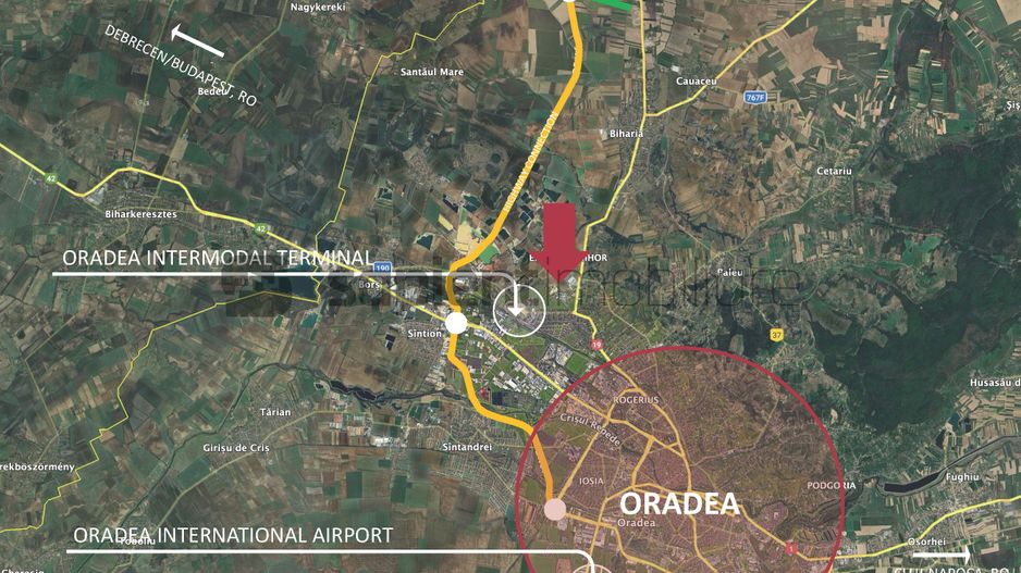 Sapient | Teren pentru dezvoltare industrială / logistică Oradea - Poză 3