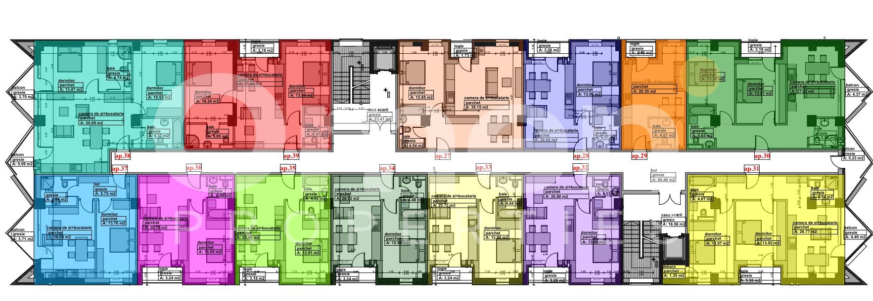 Apartament cu 3 in Complexul Vasile Alecsandri 72E - Poză 2