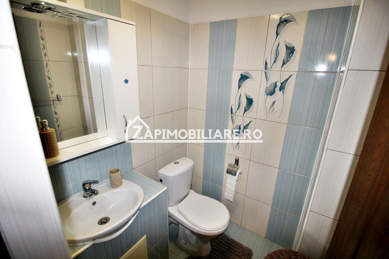Apartament 3 camere,2 bai,pivnită,70mp,cartier Tudor,mobilat - Poză 6