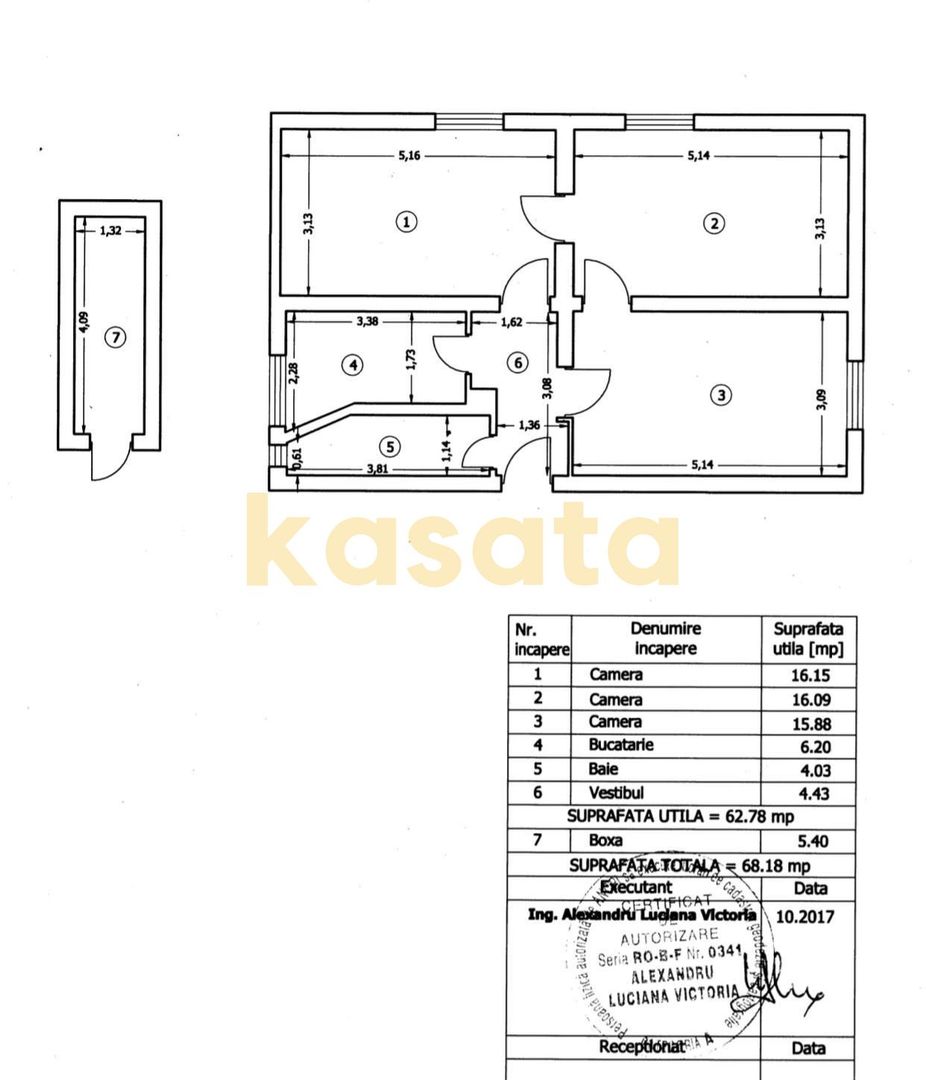 3 camere I parter I 64 utili I boxa I Ceaikovski - Poză 10