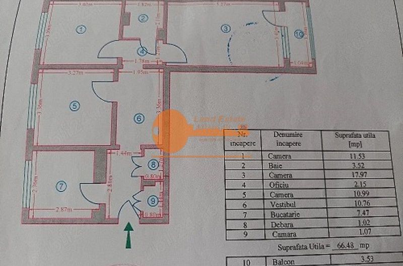 Apartament 3 camere decomandat | 70 mp | Doamna Ghica - Poză 1