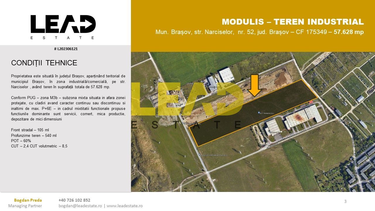 OPORTUNITATE INVESTIȚIE ZONA INDUSTRIALĂ/POTENȚIAL PARC INDUSTRIAL - Poză 5