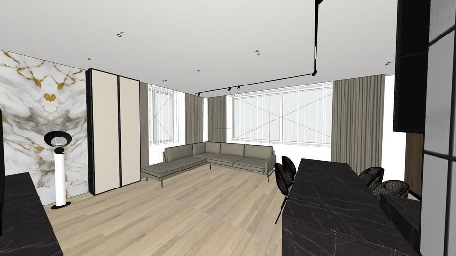 Penthouse nemobilat cu terasa de 18 mp in Campeador Sweet Green - Poză 3