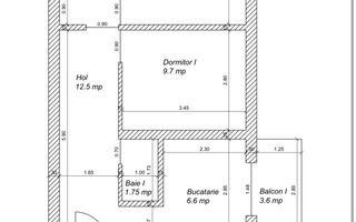 Vând apartament de lux 3 camere, decomandat, 72 mp, etaj 3/4 - Poză 21