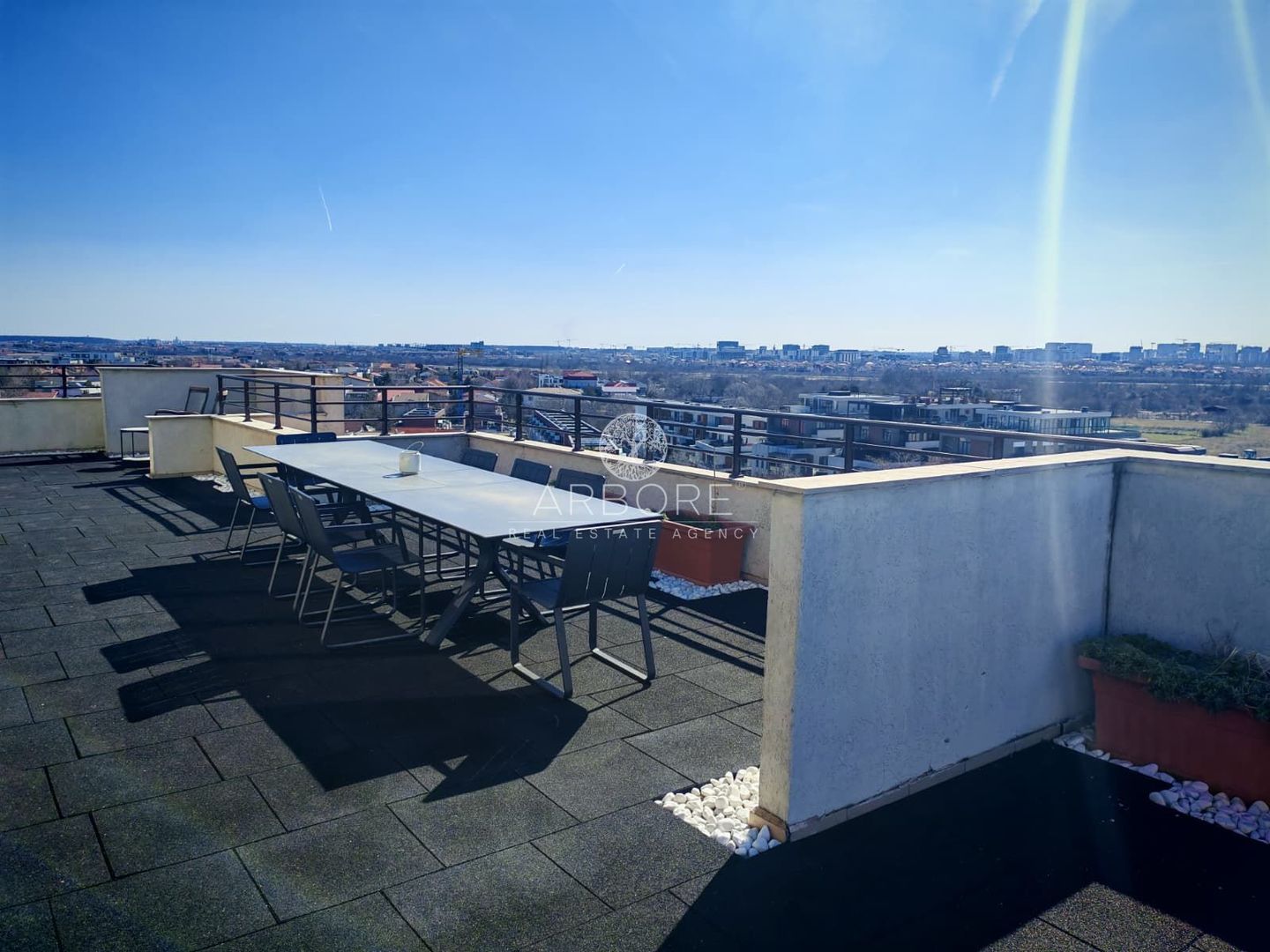 Penthouse 5 camere 250 mp lângă Ambasada SUA , zona Băneasa București - Poză 27