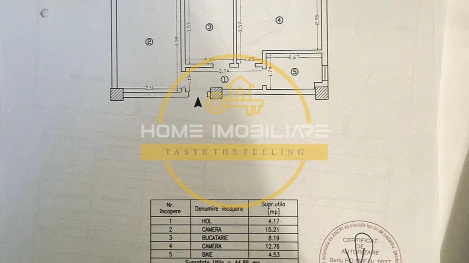 Apartament cu 2 camere/ 45mp + 80mp gradina/ zona Tatarasi - Poză 9