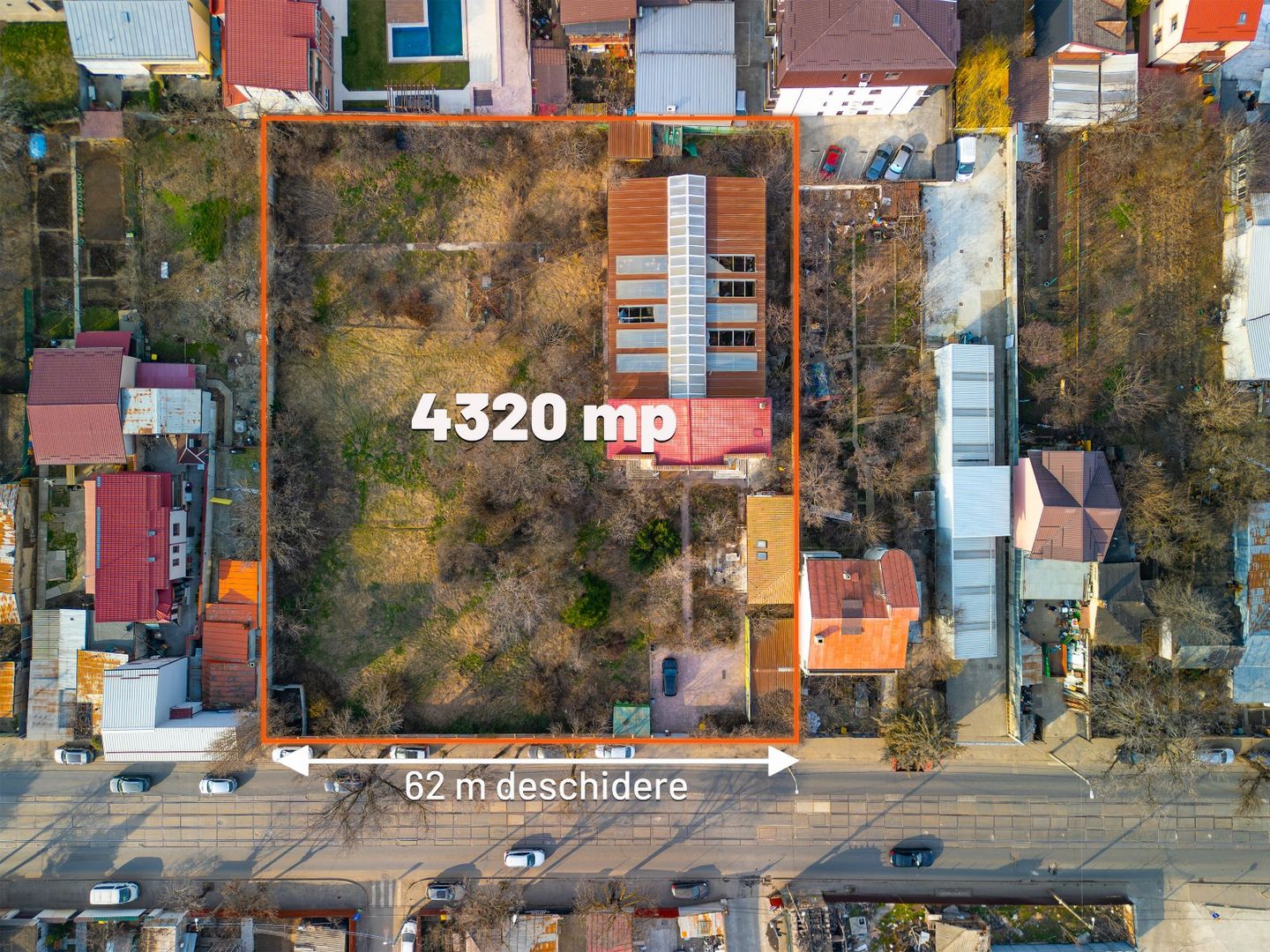 Teren 4320 mp | Deschidere 62 ml | Zona Luica – Sos. Giurgiului - Poză 1