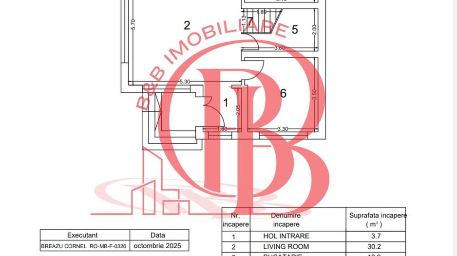 Casa complet mobilata 5 camere 3 bai curte generoasa - Schiță 36