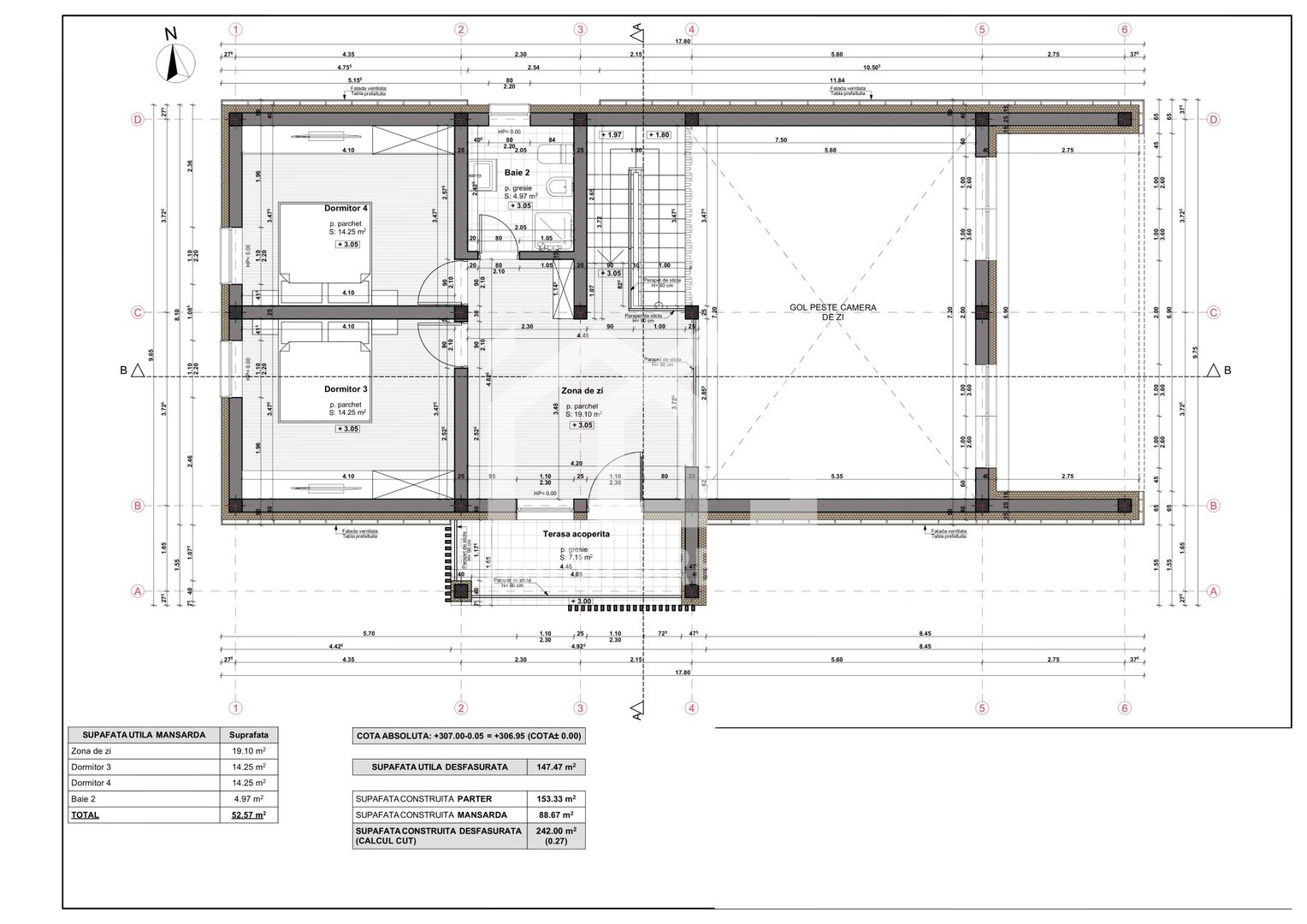 Casa demolabila/renovabila cu proiect in Jucu de Sus - Poză 3