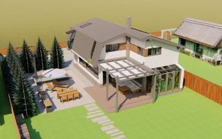 Casa moderna la rosu in Cristian - Poză 17