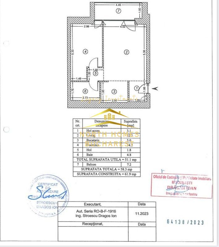 Apartament de vanzare -2 camere One Cotroceni Park-COMISION 0 - Poză 26