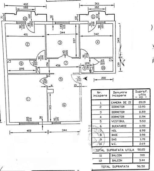 Parcul Sebastian | 4 camere | semidec | 97mp | et 8 | loc parcare | 190.000 euro - Poză 12