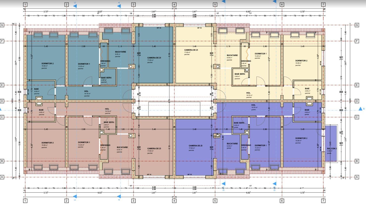 Apartment 3 camere 75 mp utili - Poză 2