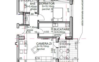 Apartamente 2 Camere in Andrei Muresanu – Calitate Premium - Schiță 8