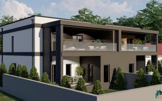 Duplex cu 5 camere despartit prin garaj in Mosnita Noua - Poză 3