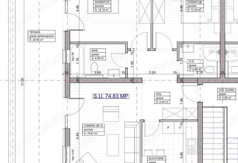 Penthouse Braytim  3 camere - Poză 9