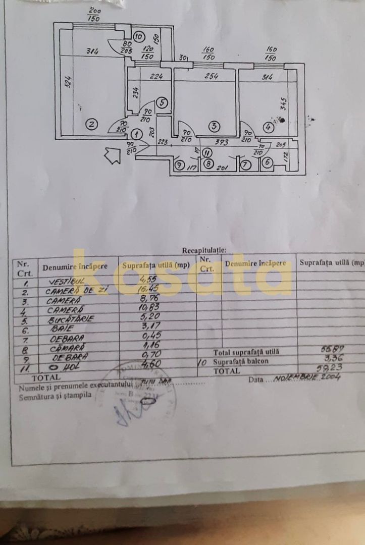 3Camere|60mp1974|Metrou-Titan8min|Etaj 5/8|  Ideal Renovare| ParkLake - Poză 9