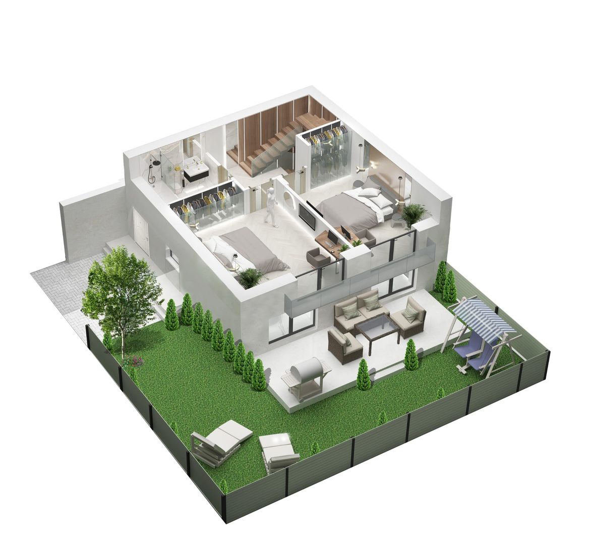 Casă / Townhouse complex nou, de vanzare  în zona Odai - Poză 9