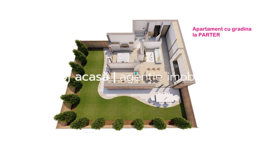 Direct de la DEZVOLTATOR. Apartament cu grădina de 81 mp. TVA 5% - Poză 1