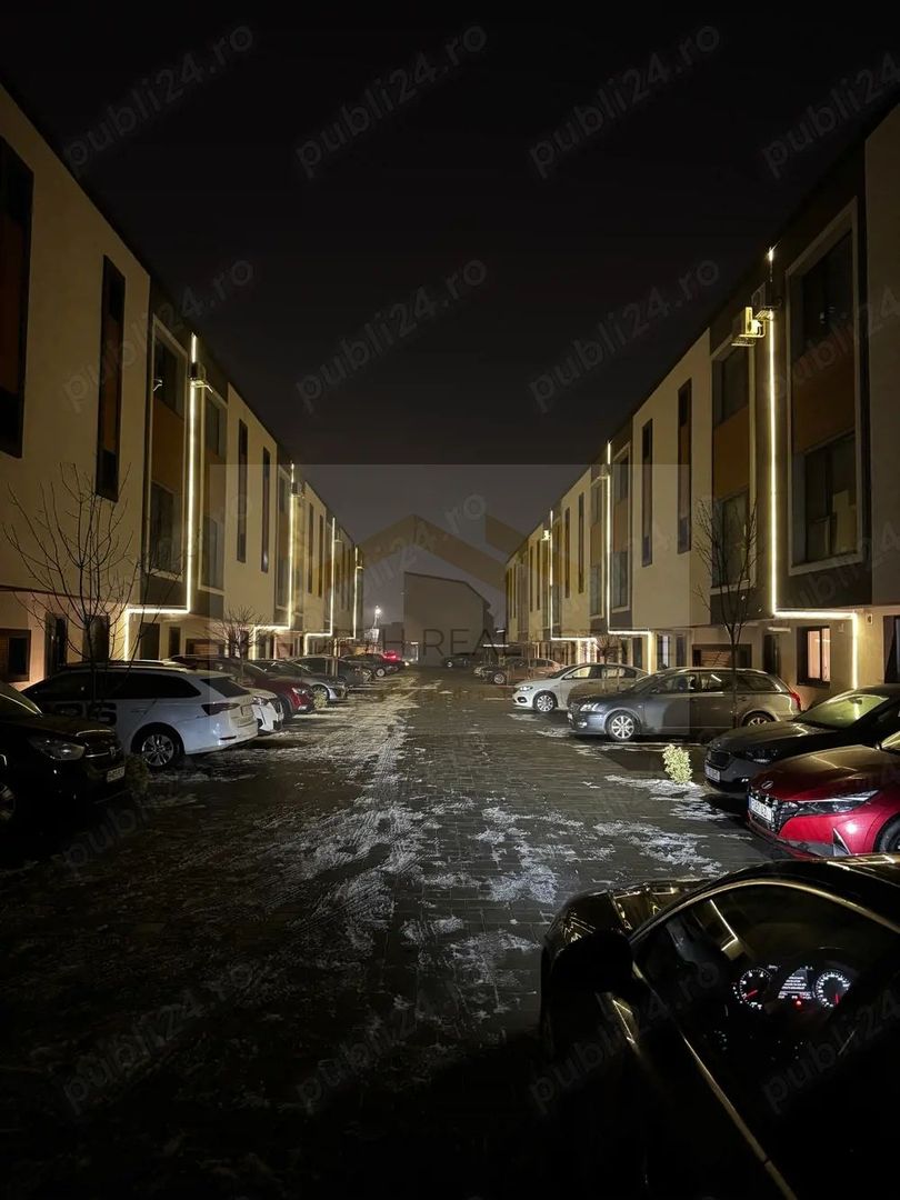 Vilă 4 camere de închiriat, 3 dormitoare cu băi proprii, complex rezidențial înc - Poză 4