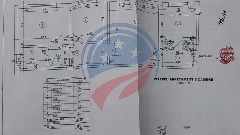 Apartament 3 camere/de vanzare/Lapus - Poză 1