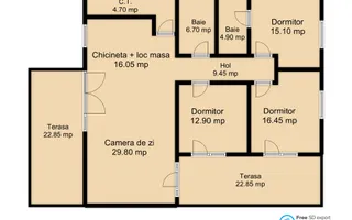 Casă modernă pe parter Bod | Teren 505 mp - Schiță 32