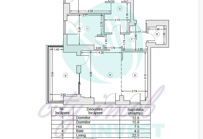 3 camere in Cotroceni-bloc 2024-view superb - Poză 2