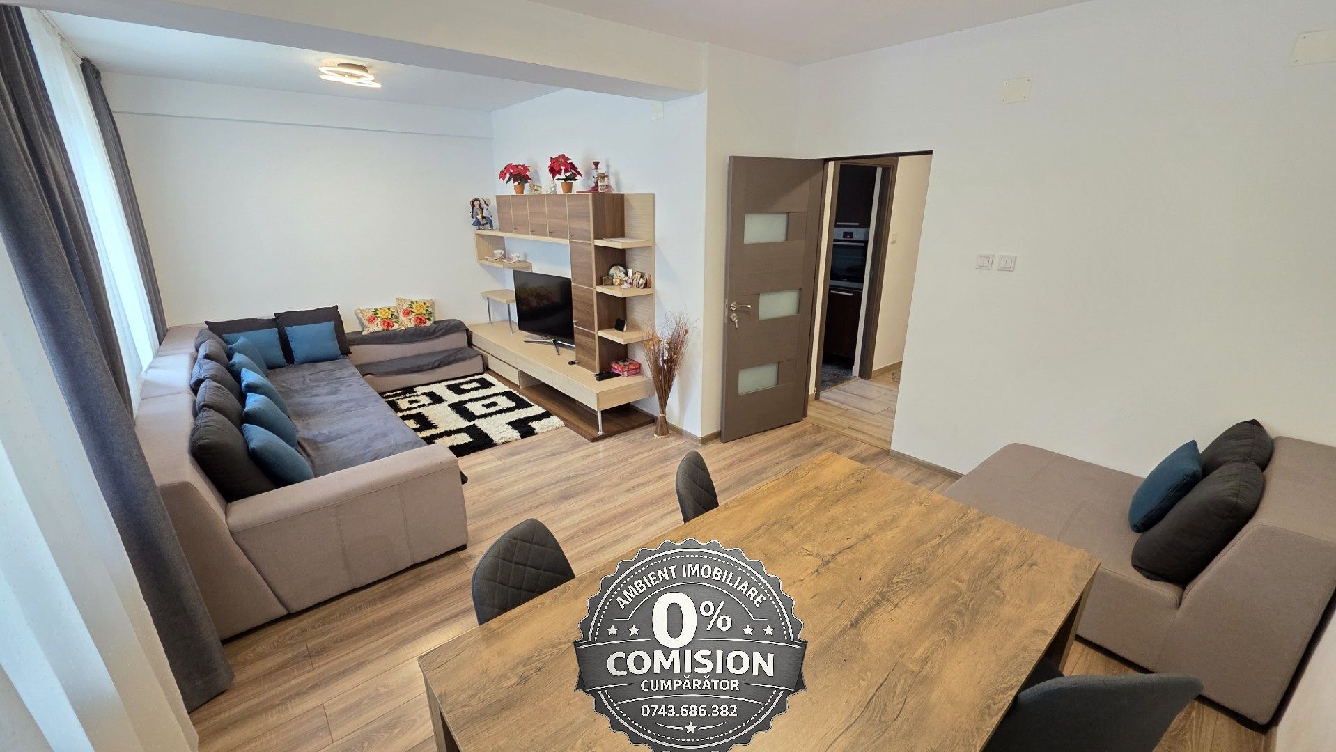 Apartament cu 3 camere, bloc NOU, mobilat și utilat, VASLUI - zona TRAIAN; - Poză 2