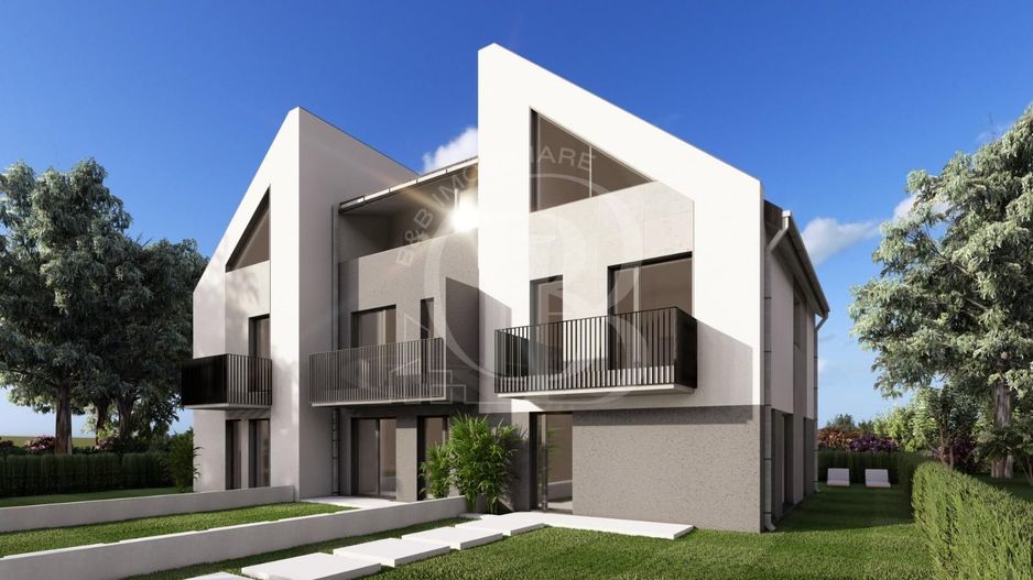 Vilă Triplex 4 Cam Arhitectură Modernă- Grădină Individuală -Panouri solare - Poză 5