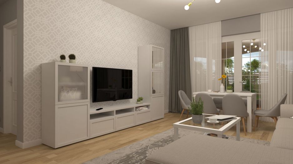 1/2 Duplex cu 4 camere și 2 băi în Moșnița Nouă - Poză 2