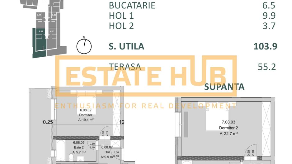 Apartament nou 3 camere cu supanta | Comision 0% | langa The Nest - Poză 2