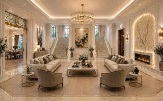 Villa Atrium – reședință mediteraneană cu accente neoclasice contemporane. - Poză 5
