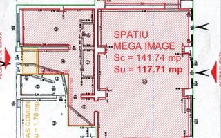Spațiu comercial de închiriat în Piața Voievozilor, 117 mp - Poză 3