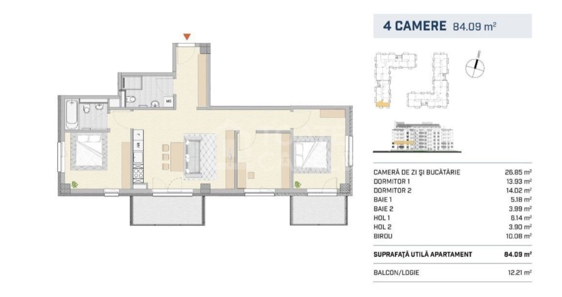4 camere în Liberty Residence – spațiu, lumină și confort modern pentru familia ta - Poză 8