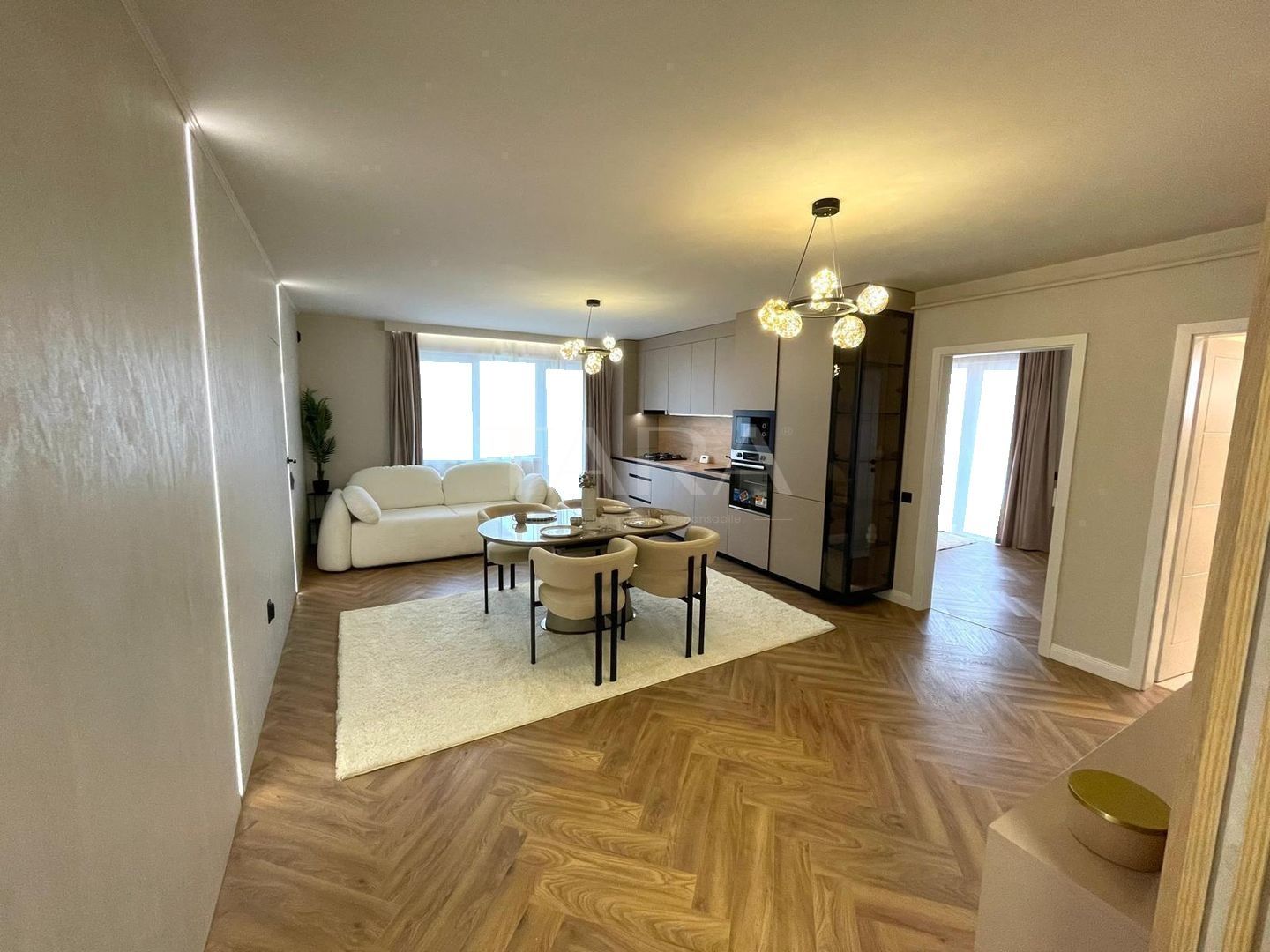 Florești – 3 camere premium, mobilat complet in Floresti. - Poză 3
