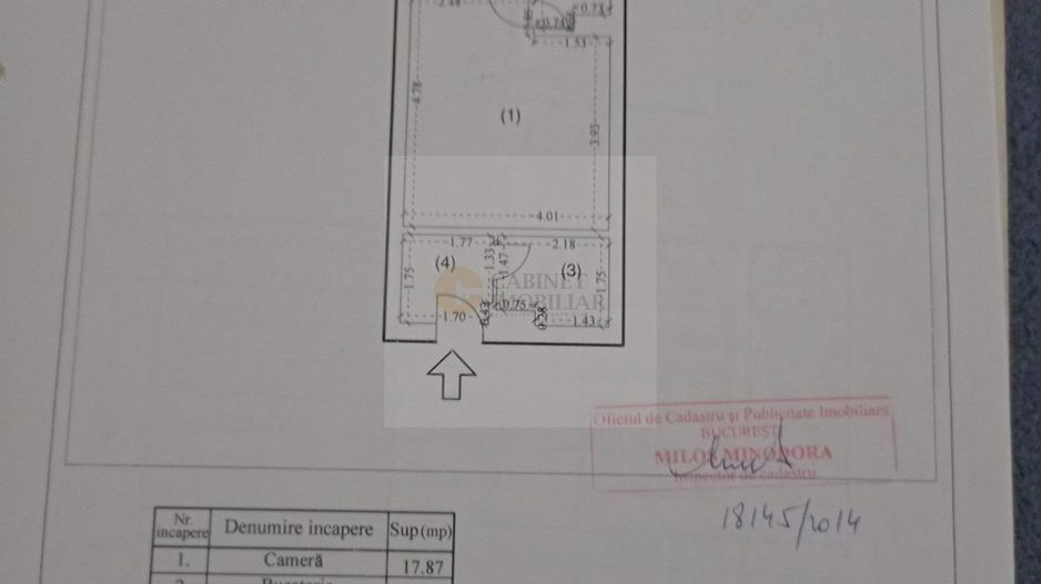 Garsonieră - 32 MP | Renovat | Creditabil | Obor - Iancului - Schiță 12