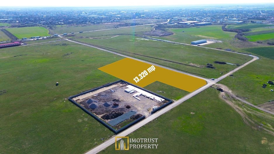 Teren pentru parc industrial 13.320 mp Arad, PUZ aprobat - Poză 1