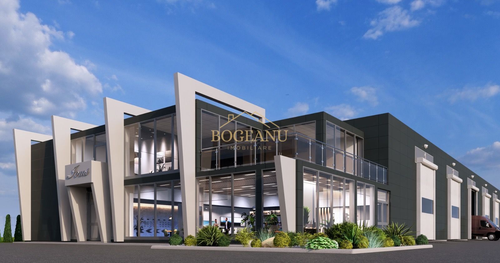 BG140-TEREN INTRAVILAN 17.700 MP-DUBLU FRONT-PROIECT PARC INDUSTRIAL - Poză 2