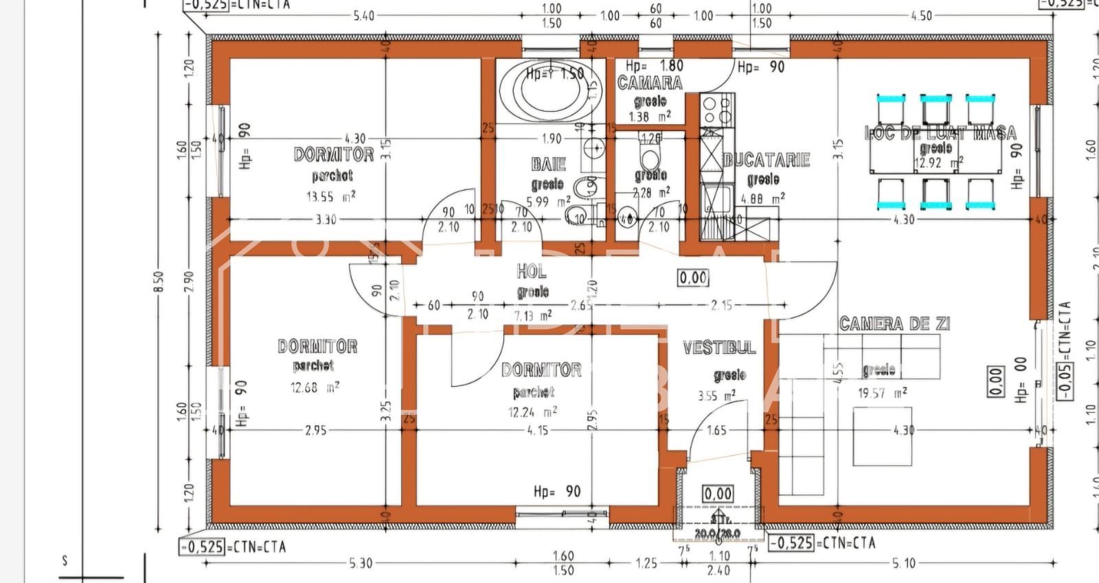 Casa pe un singur nivel cu 460 mp teren, in Cisnadie - Poză 12