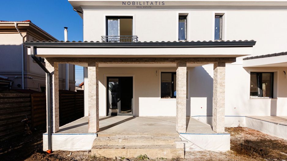 Duplex nou deosebit - despartit prin camera tehnica | Curte amenajata - Poză 8