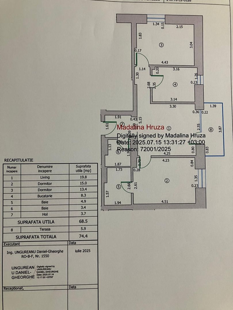 Apartament Superb 3 Camere Novum 56 Gorjului - Drumul Taberei - Militari - Poză 9
