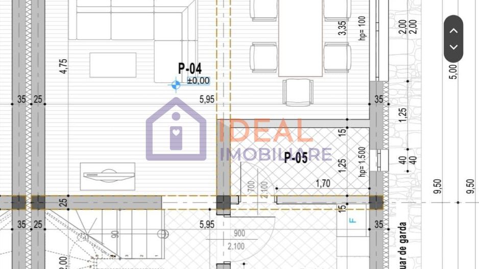 Duplex cu 4 camere si 250 mp de curte, in Selimbar - Schiță 10
