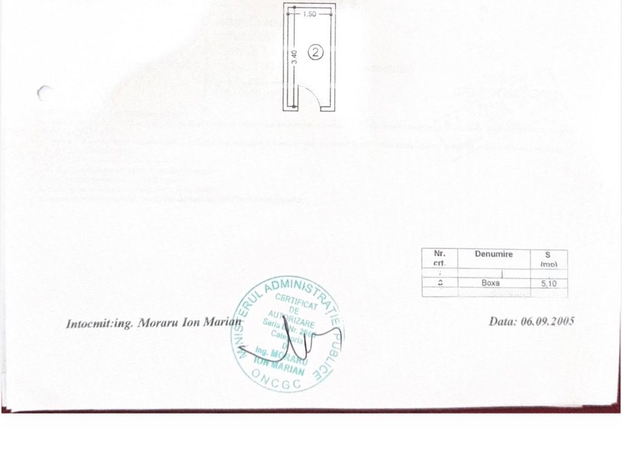 Vânzare apartament 3 camere, decomandat, etaj 1/4 – 66,79 mp + boxă – Drumul Tab - Poză 12