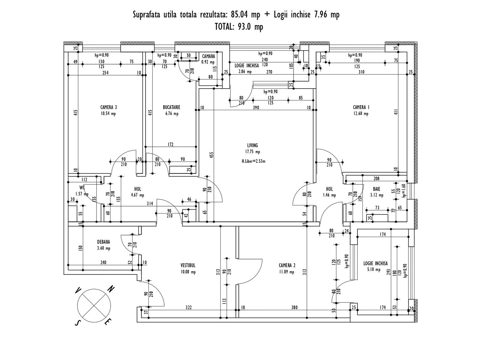 | Apartament cu 4 camere de vanzare | Cartierul Grigorescu | Etaj 2| - Poză 2