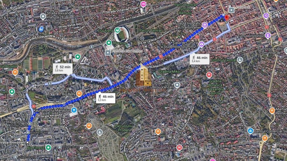| Apartament cu 3 camere de vanzare | Etaj intermediar| Cartierul Manastur | - Poză 7
