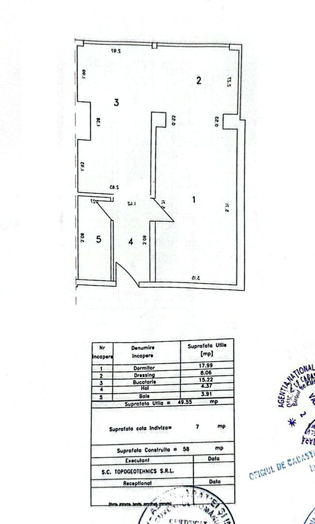 APARTAMENT DEOSEBIT – 1 CAMERĂ, ULTRACENTRAL – BLOC COREVAS VASLUI; - Poză 12